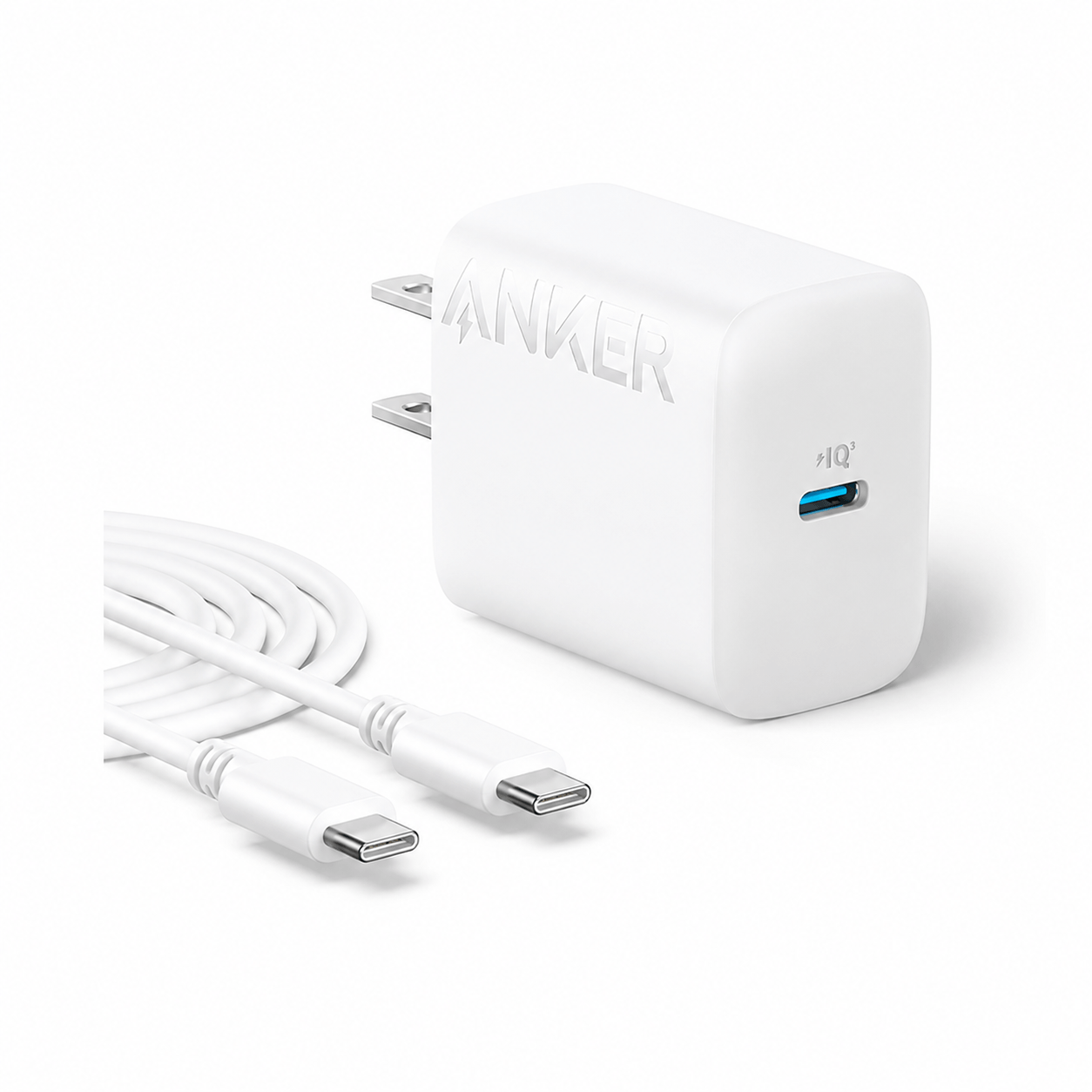 Anker 20W USB C Fast Wall Charger with Type C to C Cable